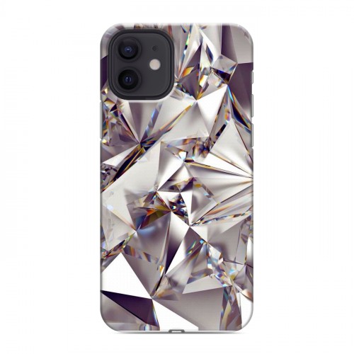 Дизайнерский силиконовый чехол для Iphone 12 Кристаллы