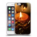 Дизайнерский силиконовый чехол для Iphone 6 Plus/6s Plus Новогодние свечки