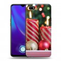 Дизайнерский пластиковый чехол для OPPO A1k Новогодние свечки