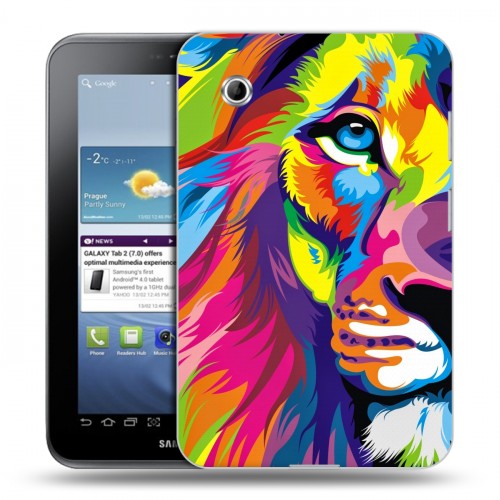 Дизайнерский силиконовый чехол для Samsung Galaxy Tab 2 7.0 Креатив дизайн