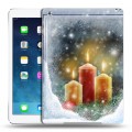 Дизайнерский силиконовый чехол для Ipad (2017) Новогодние свечки