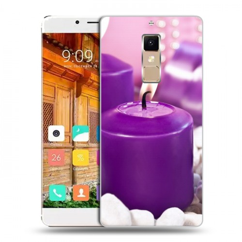 Дизайнерский пластиковый чехол для Elephone S3 Новогодние свечки