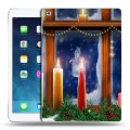 Дизайнерский силиконовый чехол для Ipad (2017) Новогодние свечки