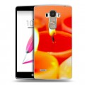 Дизайнерский пластиковый чехол для LG G4 Stylus Новогодние свечки