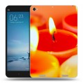 Дизайнерский силиконовый чехол для Xiaomi Mi Pad 2 Новогодние свечки