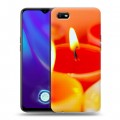 Дизайнерский пластиковый чехол для OPPO A1k Новогодние свечки