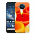 Дизайнерский силиконовый чехол для Nokia 8.3 Новогодние свечки