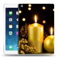 Дизайнерский силиконовый чехол для Ipad (2017) Новогодние свечки