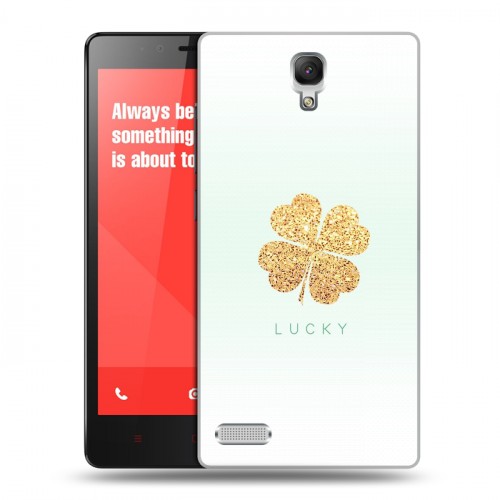Дизайнерский силиконовый чехол для Xiaomi RedMi Note Креатив дизайн
