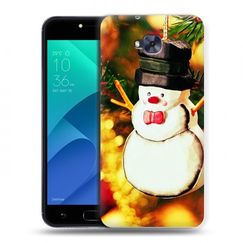 Дизайнерский пластиковый чехол для ASUS ZenFone 4 Selfie Снеговики