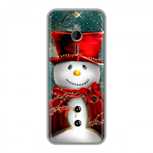 Дизайнерский силиконовый чехол для Nokia 230 Снеговики