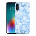 Дизайнерский силиконовый чехол для Meizu 16T Снежинки