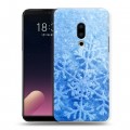 Дизайнерский пластиковый чехол для Meizu 15 Plus Снежинки