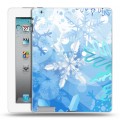 Дизайнерский пластиковый чехол для Ipad 2/3/4 Снежинки