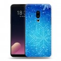 Дизайнерский пластиковый чехол для Meizu 15 Plus Снежинки