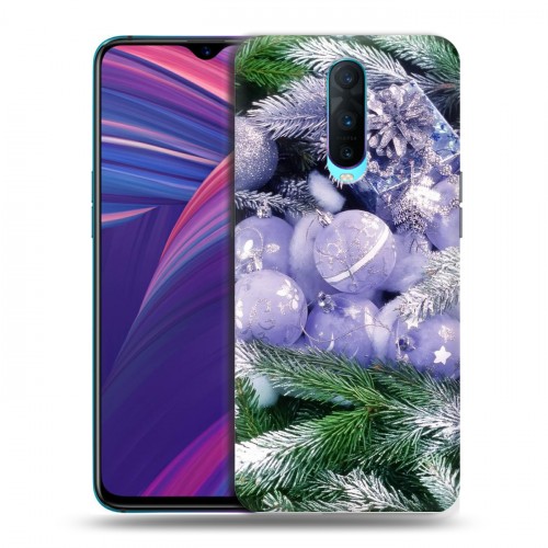 Дизайнерский пластиковый чехол для OPPO RX17 Pro Новогодняя хвоя