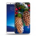 Дизайнерский силиконовый чехол для Vivo Y71 Новогодняя хвоя