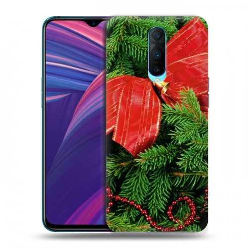 Дизайнерский пластиковый чехол для OPPO RX17 Pro Новогодняя хвоя