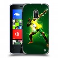 Дизайнерский пластиковый чехол для Nokia Lumia 620 Усейн Бол