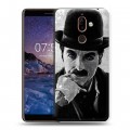 Дизайнерский пластиковый чехол для Nokia 7 Plus Чарли Чаплин