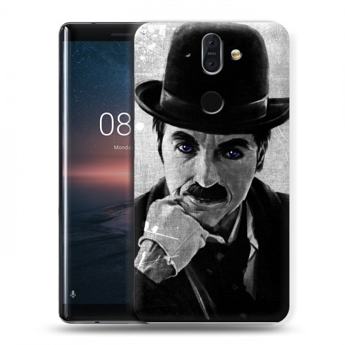 Дизайнерский пластиковый чехол для Nokia 8 Sirocco Чарли Чаплин