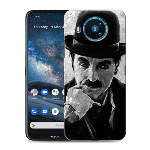 Дизайнерский силиконовый чехол для Nokia 8.3 Чарли Чаплин