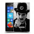 Дизайнерский пластиковый чехол для Microsoft Lumia 435 Чарли Чаплин