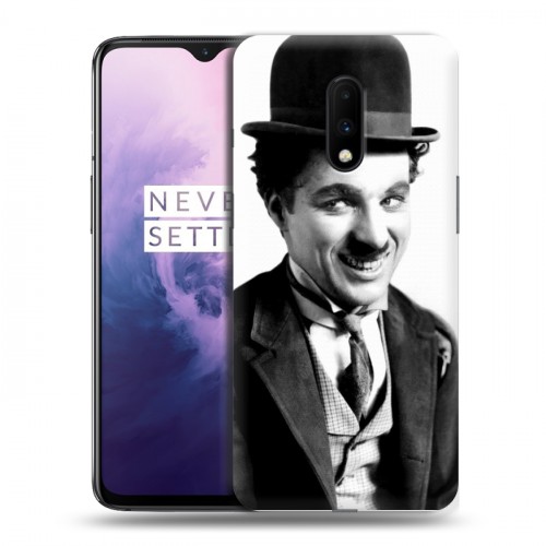 Дизайнерский пластиковый чехол для OnePlus 7 Чарли Чаплин