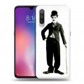 Дизайнерский силиконовый с усиленными углами чехол для Xiaomi Mi9 Чарли Чаплин