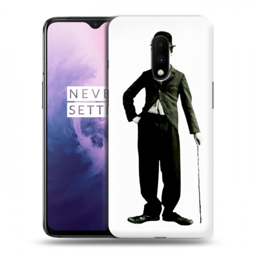 Дизайнерский пластиковый чехол для OnePlus 7 Чарли Чаплин