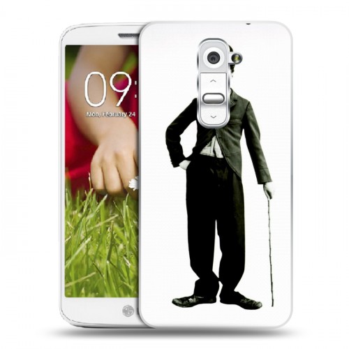 Дизайнерский пластиковый чехол для LG Optimus G2 mini Чарли Чаплин
