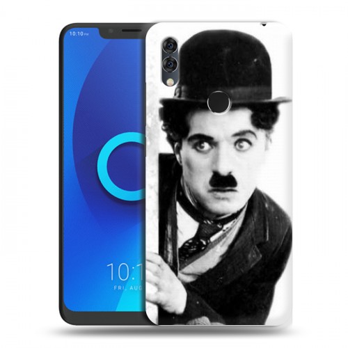 Дизайнерский силиконовый чехол для Alcatel 5V Чарли Чаплин