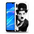 Дизайнерский пластиковый чехол для Huawei Y6 (2019) Чарли Чаплин