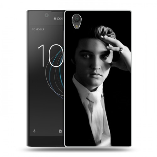 Дизайнерский пластиковый чехол для Sony Xperia L1 Элвис Пресли