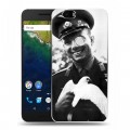 Дизайнерский силиконовый чехол для Google Huawei Nexus 6P Юрий Гагарин