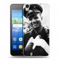 Дизайнерский пластиковый чехол для Huawei Y6 Юрий Гагарин