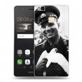 Дизайнерский пластиковый чехол для Huawei P9 Lite Юрий Гагарин