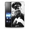 Дизайнерский пластиковый чехол для Sony Xperia TX Юрий Гагарин