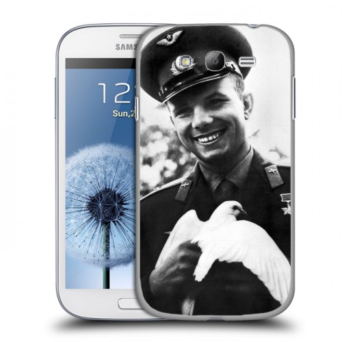 Дизайнерский пластиковый чехол для Samsung Galaxy Grand Юрий Гагарин