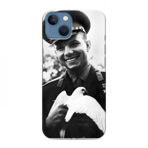 Дизайнерский силиконовый чехол для Iphone 13 Юрий Гагарин