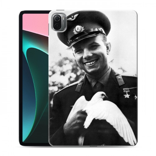 Дизайнерский силиконовый чехол для Xiaomi Pad 5 Юрий Гагарин