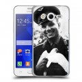 Дизайнерский пластиковый чехол для Samsung Galaxy Core 2 Юрий Гагарин