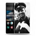 Дизайнерский пластиковый чехол для Huawei P8 Юрий Гагарин