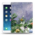 Дизайнерский силиконовый чехол для Ipad (2017) Новогодняя хвоя