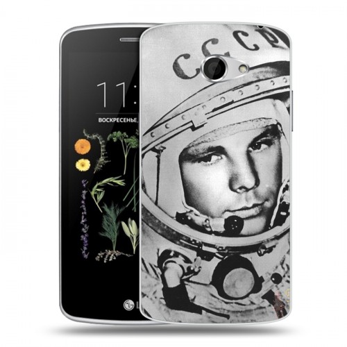 Дизайнерский силиконовый чехол для LG K5 Юрий Гагарин