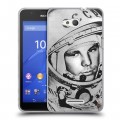 Дизайнерский пластиковый чехол для Sony Xperia E4g Юрий Гагарин