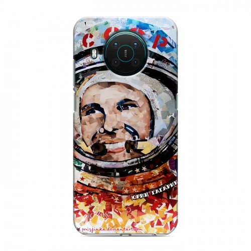 Дизайнерский пластиковый чехол для Nokia X10 Юрий Гагарин