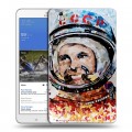 Дизайнерский силиконовый чехол для Samsung Galaxy Tab Pro 8.4 Юрий Гагарин