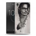 Дизайнерский пластиковый чехол для Sony Xperia L1 Джонни Депп