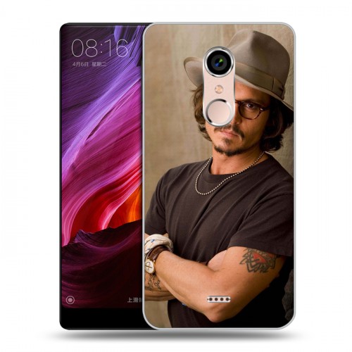 Дизайнерский силиконовый чехол для BQ Strike Selfie Max Джонни Депп
